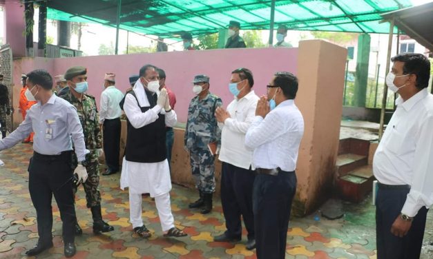 मुख्यमन्त्री राउतद्वारा सप्तरीको स्थलगत निरीक्षण