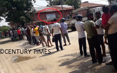 नेपाल बिधुत प्राधिकरण जनकपुरमा पनि कोरोनाका बिच अत्यधिक भीड़ (फोटो फीचर)