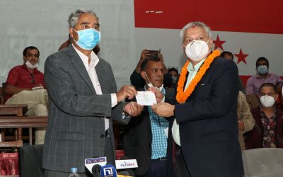 पूर्वमन्त्री थापा राप्रपा त्यागी कांग्रेस प्रवेश