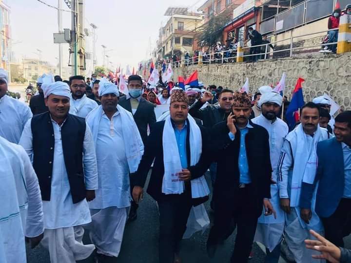 संजीव कुमार सुरजको नेतृत्वमा धोती रैली सम्पन्न