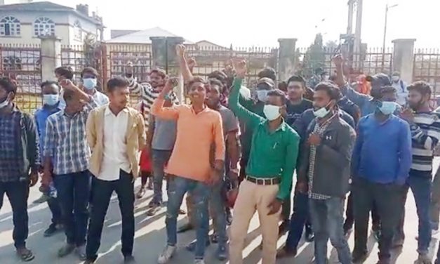 जनकपुरको राजर्षी जनक विश्‍वविद्यालयमा विद्यार्थीको आन्दोलित