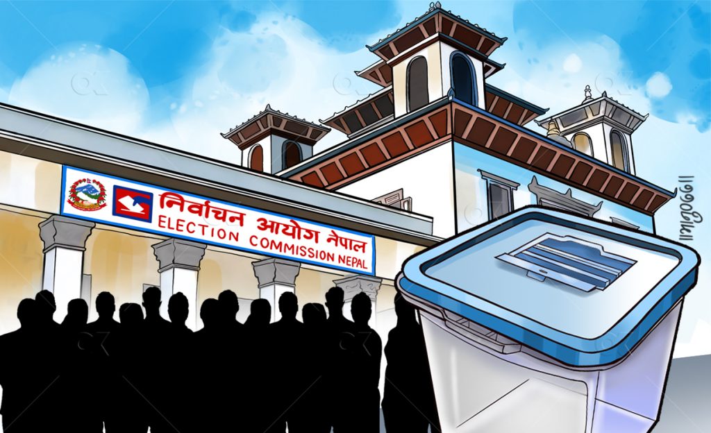 निर्वाचन आयोगको प्रष्टीकरण : गणना सजिलो बनाउन चुनाव चिह्नको रङ हरियो रोज्यौं