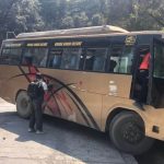 रुकुमबाट काठमाडौं छुटेको बस दुर्घटना : आठ जना घाइते