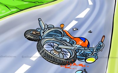 रोल्पामा मोटरसाइकल दुर्घटना हुँदा एक जनाको मृत्यु