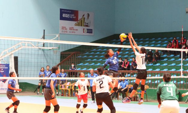 महिला भलिबलमा न्यू डायमण्डको दशककै खराब नतिजा