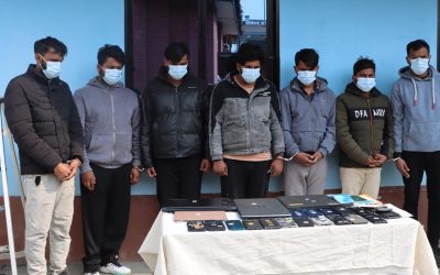 क्रिप्टोकरेन्सीमार्फत अनलाइन गेम खेलाउने सिराहाका सात जना पक्राउ