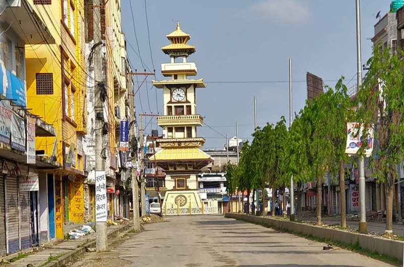 वीरगन्जमा साँझ ५ बजेदेखि कर्फ्यु