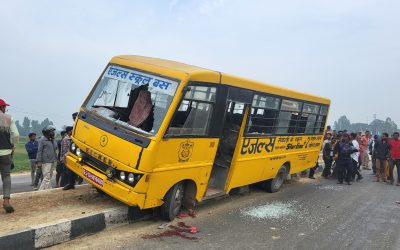 जनकपुरमा स्कुल बसको ठक्करबाट मृत्यु हुनेको संख्या २ पुग्यो