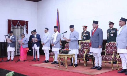 तीन प्रदेश प्रमुखले लिए शपथ