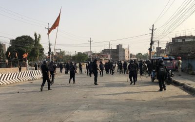 विराटनगरको अवस्था  तनाबग्रस्तः स्थिती नियन्त्रणमा लिन अश्रुग्यास प्रहार