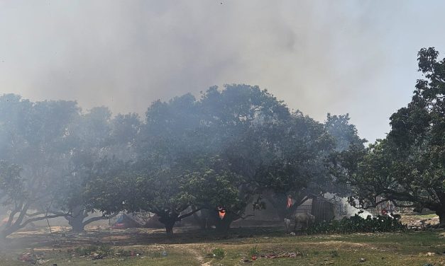 महोत्तरीको मटिहानीमा भीषण आगलागी