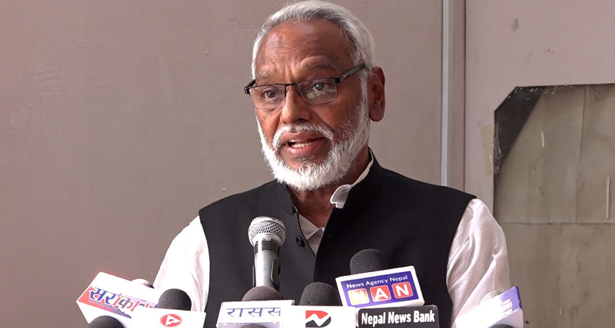 भारतले कडाइका साथ नाकाबन्दी नगर्दा मधेस आन्दोलन असफल भयोः राजेन्द्र महतो