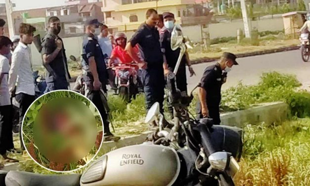 जनकपुरको सडकमा नवजात शिशुको शव फेला