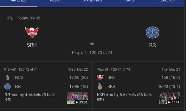 आईपिएल : दोस्रो क्वालिफायरमा आज राजस्थान र हैदरावाद भिड्दै