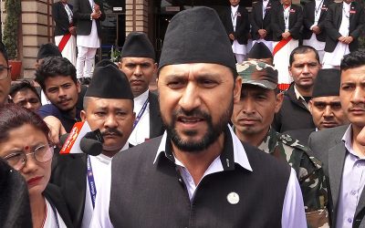 कांग्रेसले लोकतन्त्रको भद्दा मजाक उडायो : गृहमन्त्री लामिछाने