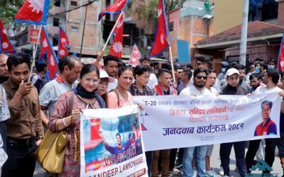 क्रिकेटर लामिछानेलाई भिसा दिलाउन जनदबाब आन्दोलन