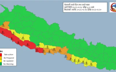 मौसम : केही प्रदेशमा चट्याङसहित वर्षा, केहीमा तातो हावा