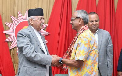 पूर्वमन्त्री जितेन्द्र देवद्वारा कांग्रेस परित्याग, करिब २ दशकपछि एमालेमै फर्किए