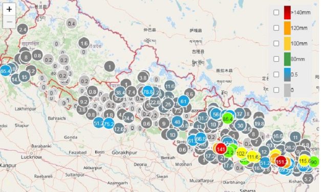 गएरातिदेखि पूर्वी क्षेत्रमा ठूलो वर्षा, अरू क्षेत्रमा भने मनसुनी गतिविधि कम हुँदै