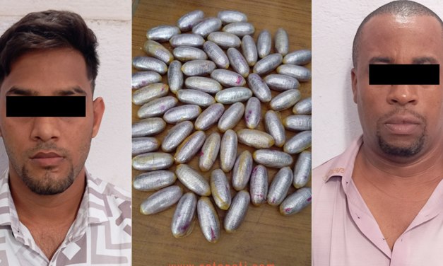 क्याप्सुल बनाएर ल्याइएको १ किलो कोकिनसहित दुई विदेशी पक्राउ