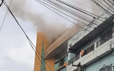 सिद्धार्थ बैँकको शाखा कार्यालयमा आगलागी