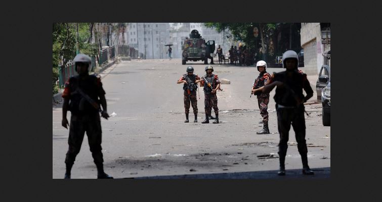 बंगलादेशमा देशव्यापी कर्फ्यू