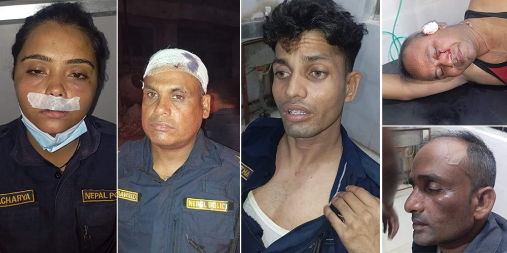 मोहर्रम पर्व मनाउने क्रममा झडप हुँदा १९ सुरक्षाकर्मी घाइते