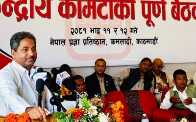 आजपाद्वारा आन्दोलनका लागि नेताहरूको जिम्मेवारी बाँडफाँट