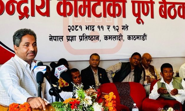 आजपाद्वारा आन्दोलनका लागि नेताहरूको जिम्मेवारी बाँडफाँट