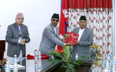 मधेसी आयोगको छैटौँ वार्षिक प्रतिवेदन राष्ट्रपति समक्ष पेस, आरक्षणको नीति परिमार्जन गर्न सिफारिस