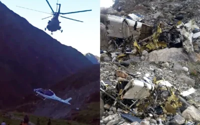 भारतको केदारनाथमा हेलिकप्टर दुर्घटना