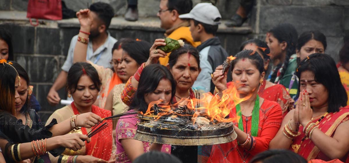 आज हरितालिका तीज मनाइँदै