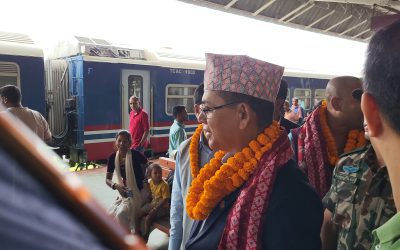 नेपाल रेल्वेको घाटा कम गर्न विभिन्न योजनाहरु अगाडि बढ्दै छ : मन्त्री दाहाल