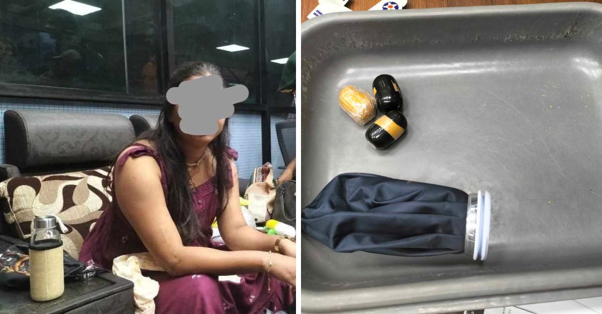 विमानस्थलबाट सुनसहित एक जना भारतीय महिला पक्राउ