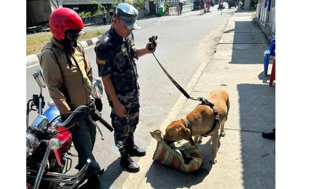 नेपाल- भारत सीमानाका तीन नाकामा तालिम प्राप्त डग परिचालन