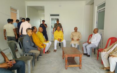 मैथिली विकास कोषको निर्माणाधिन भवनको मुख्यमन्त्री सिंहले गरे अवलोकन