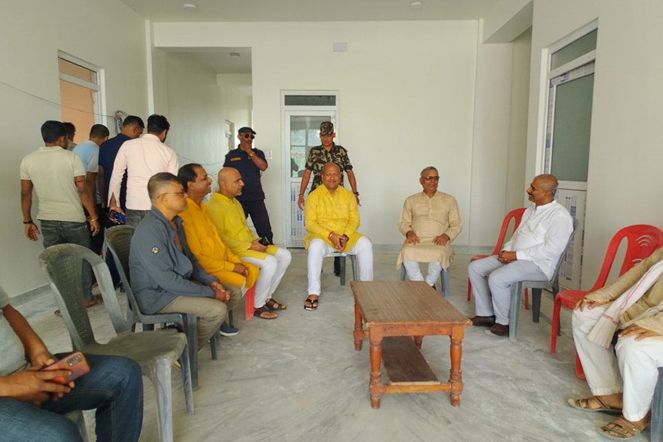 मैथिली विकास कोषको निर्माणाधिन भवनको मुख्यमन्त्री सिंहले गरे अवलोकन