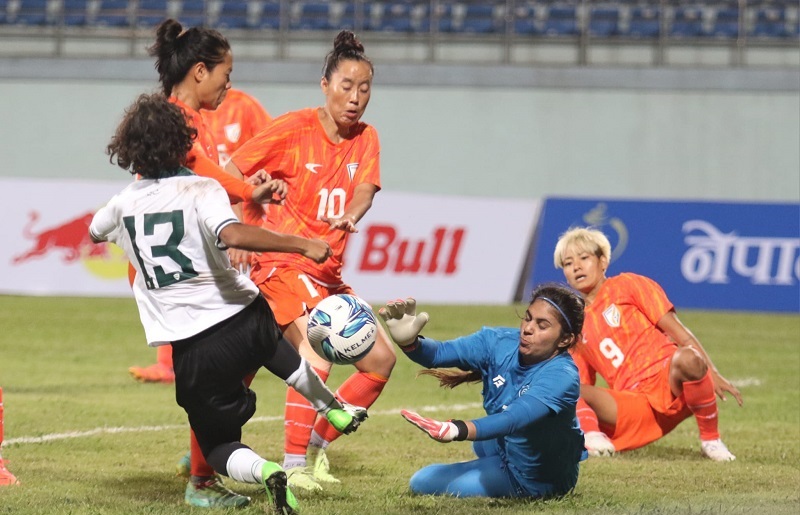 साफ महिला च्याम्पियनसिपमा भारतको विजयी शुरुवात