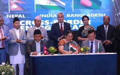 नेपालबाट बङ्गलादेशमा ४० मेगावाट बिजुली निर्यात गर्ने सम्झौतामा हस्ताक्षर