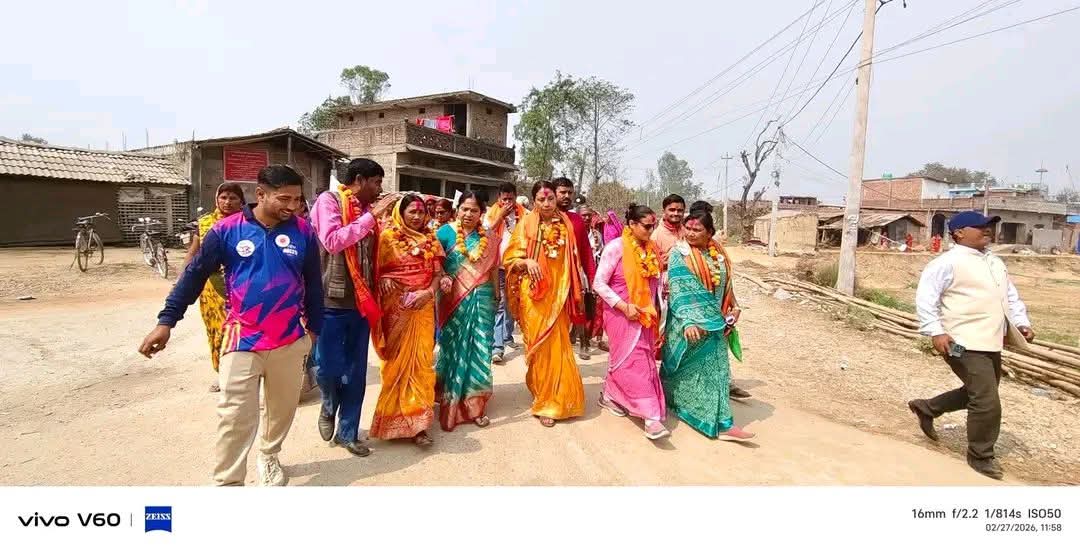 धनुषा–३ मा समृद्धिको नारा लिएर महतोको चुनावी अभियान